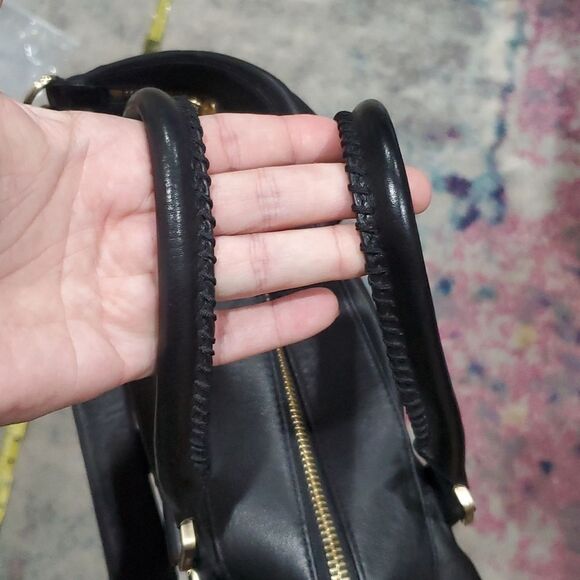 Botkier Sasha Large Leather Satchel Hobo Bag in Black - Picture 5 of 16